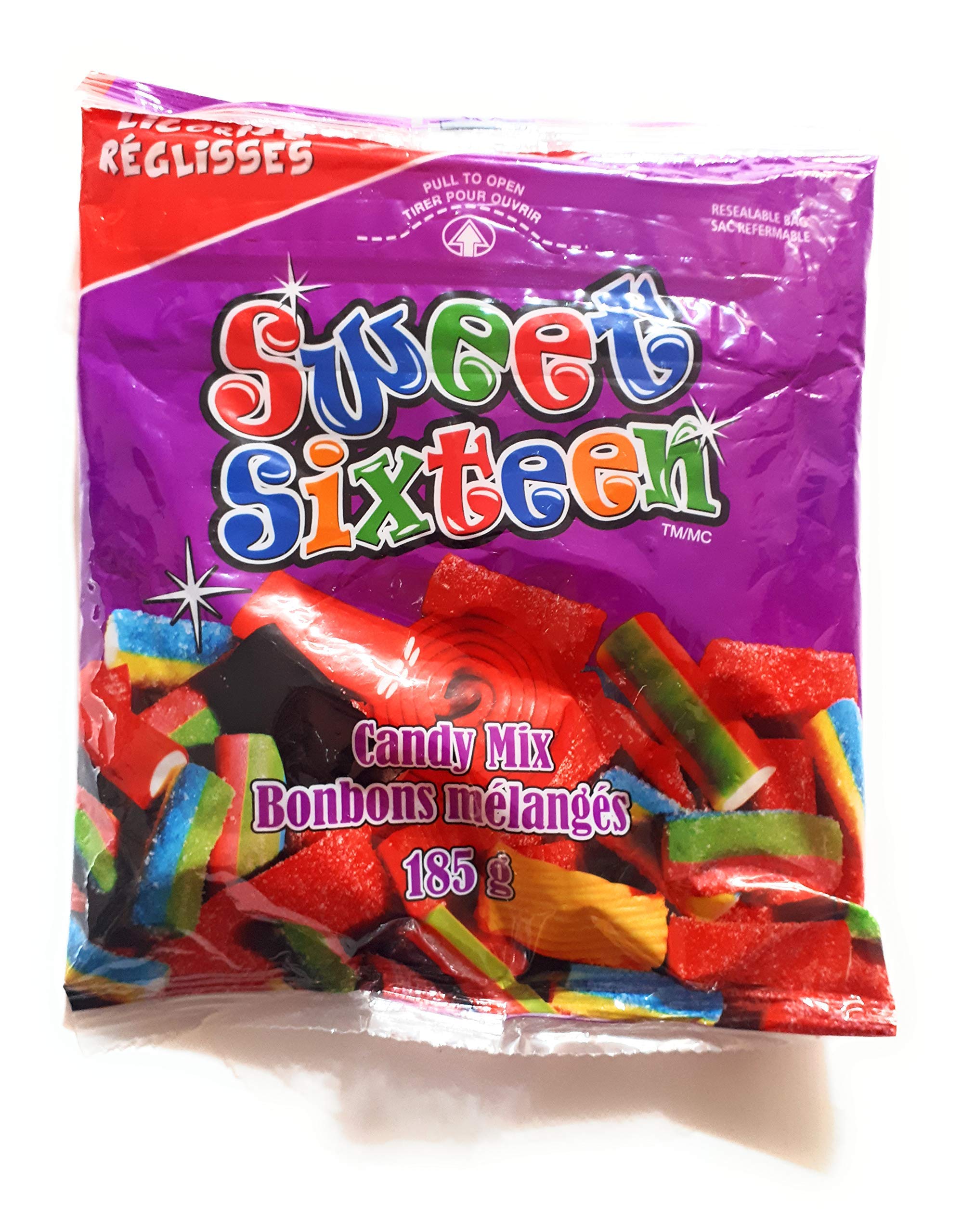 Amazon.com : Mondoux Licorice Sweet Sixteen Candy Mix 185g